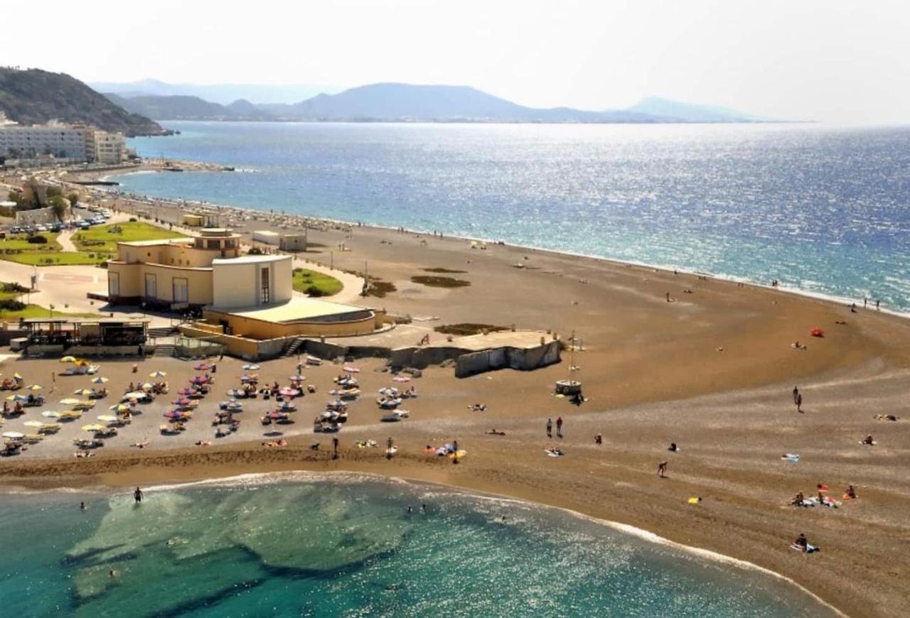 New Luxurious Apartment - 1 Minute From Elli Beach Rhodes City ภายนอก รูปภาพ
